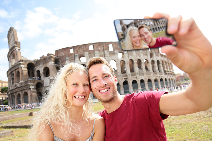 Selfie in Rome