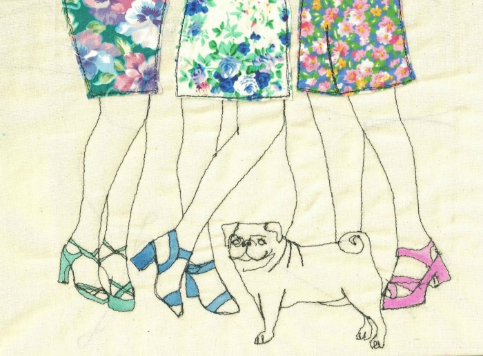 Embroidery art by Sarah Walton
