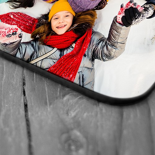 close up detail of coaster