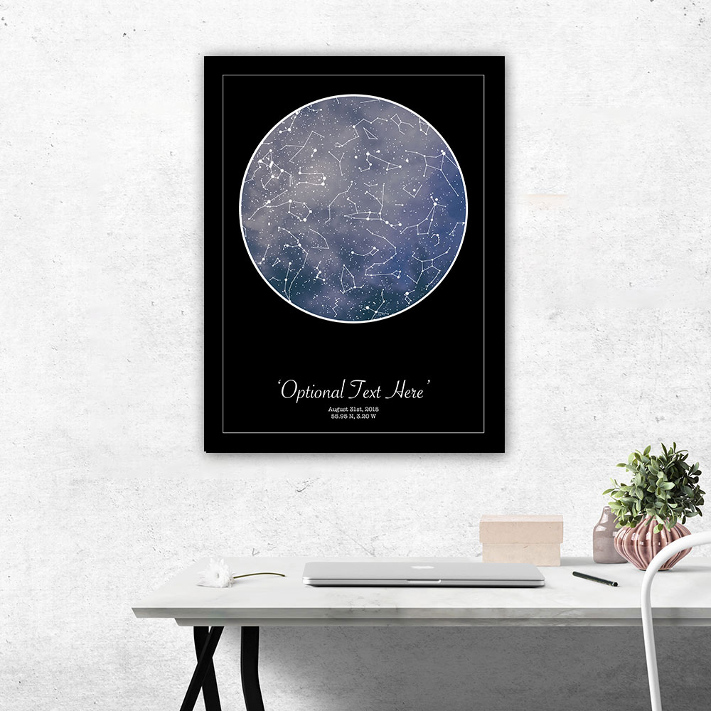 Personalised Poster of the Night Sky