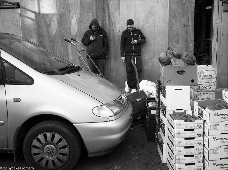 Photographer Babycakes Romero looks at the effect smart phones has had on everyday social situations