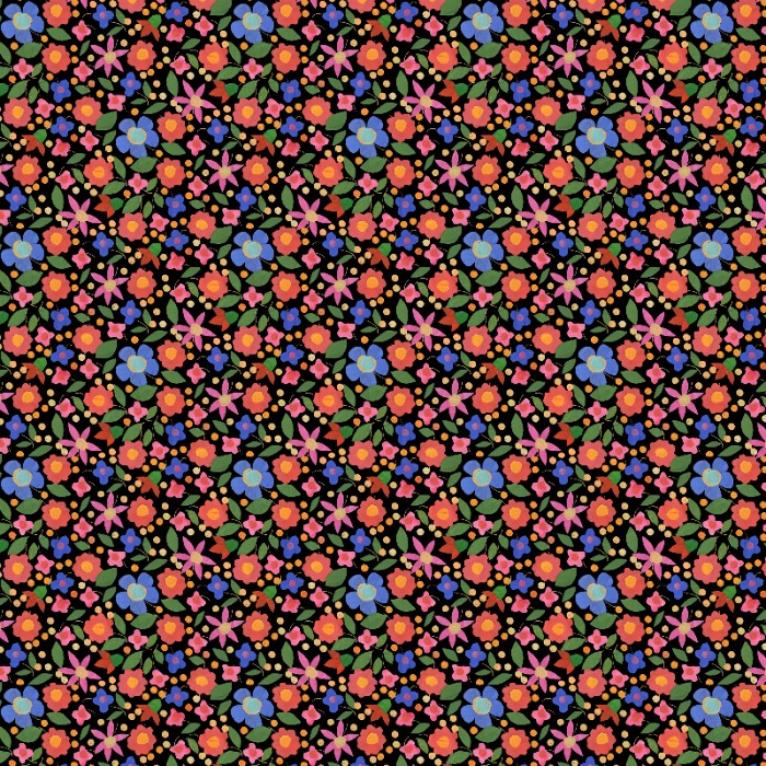 An image of floral artwork by poshandpainterly