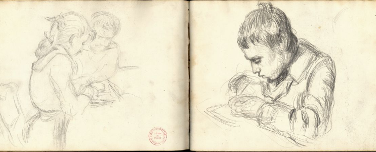 Claude Monet Sketchbook 