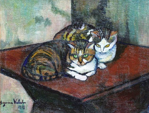 two-cats-suzanne-valadon