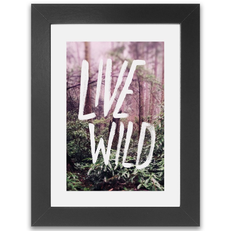 Live Wild Oregon Framed Print